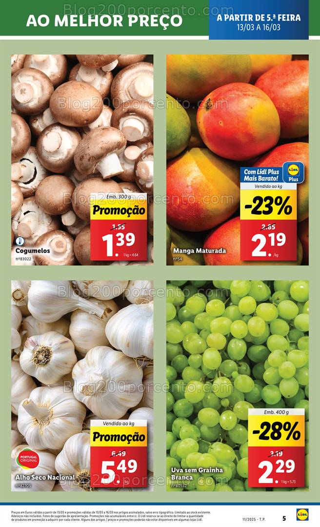 Antevisão Folheto LIDL Promoções de 13 a 19 março