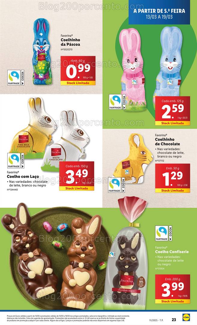 Antevisão Folheto LIDL Promoções de 13 a 19 março