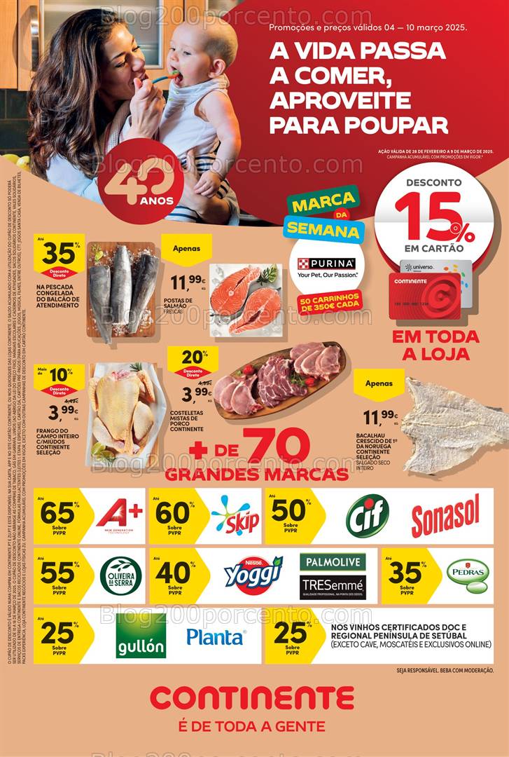 Antevisão Folheto CONTINENTE Bom Dia Promoções de 4 a 10 março