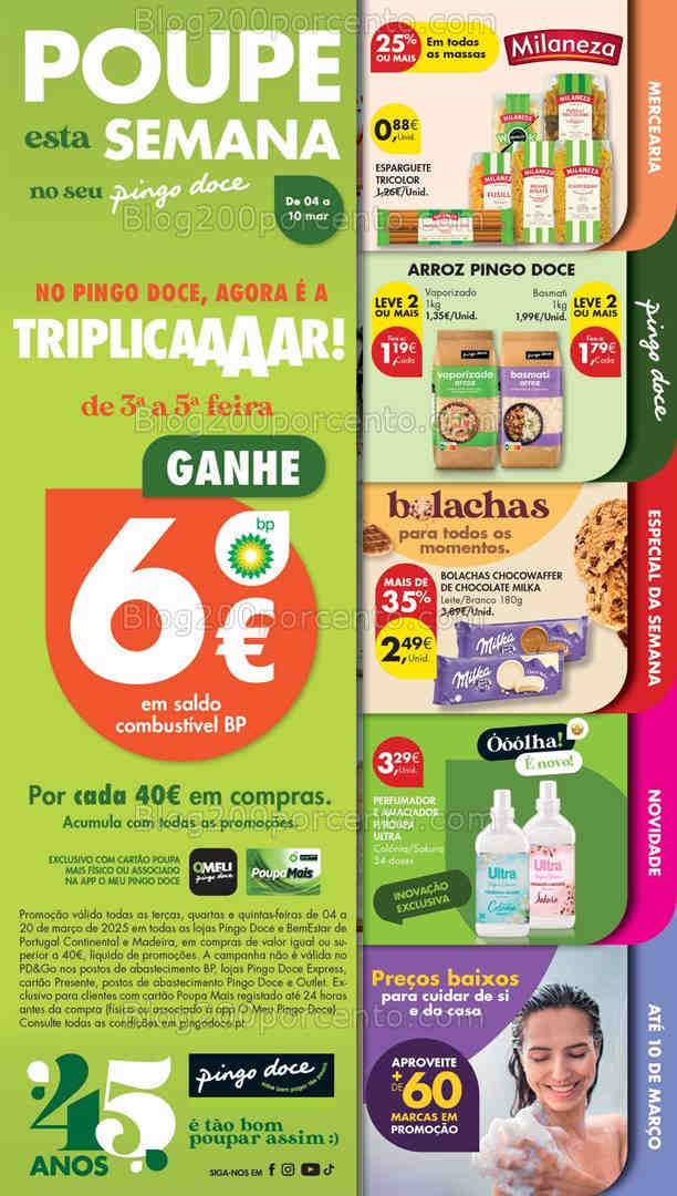 Antevisão Folheto PINGO DOCE Madeira Promoções de 4 a 10 março