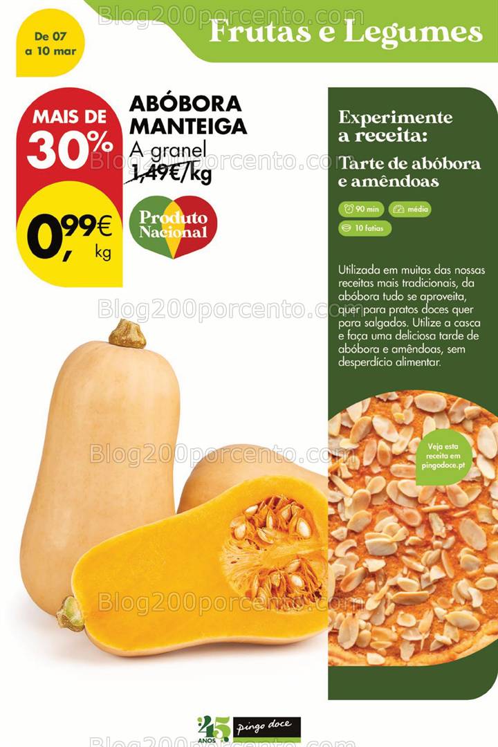 Antevisão Folheto PINGO DOCE Promoções Fim de Semana - 7 a 10 março