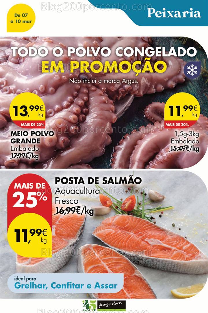 Antevisão Folheto PINGO DOCE Promoções Fim de Semana - 7 a 10 março