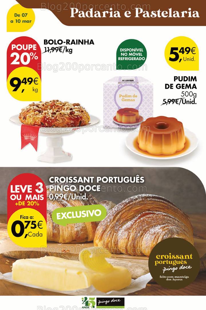 Antevisão Folheto PINGO DOCE Promoções Fim de Semana - 7 a 10 março