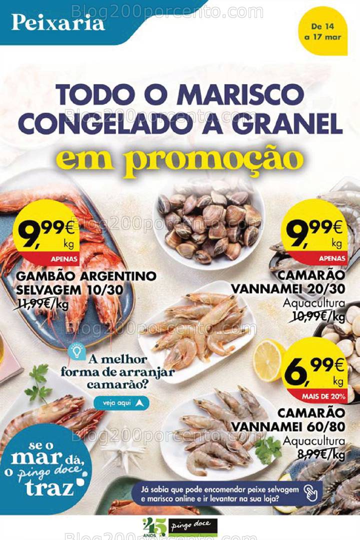 Antevisão Folheto PINGO DOCE Promoções de 15 e 16 março