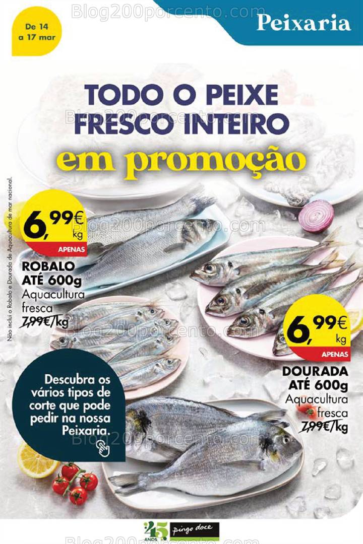 Antevisão Folheto PINGO DOCE Promoções de 15 e 16 março