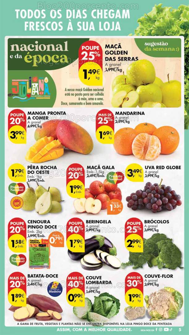 Antevisão Folheto PINGO DOCE Madeira Promoções 11 de 17 março