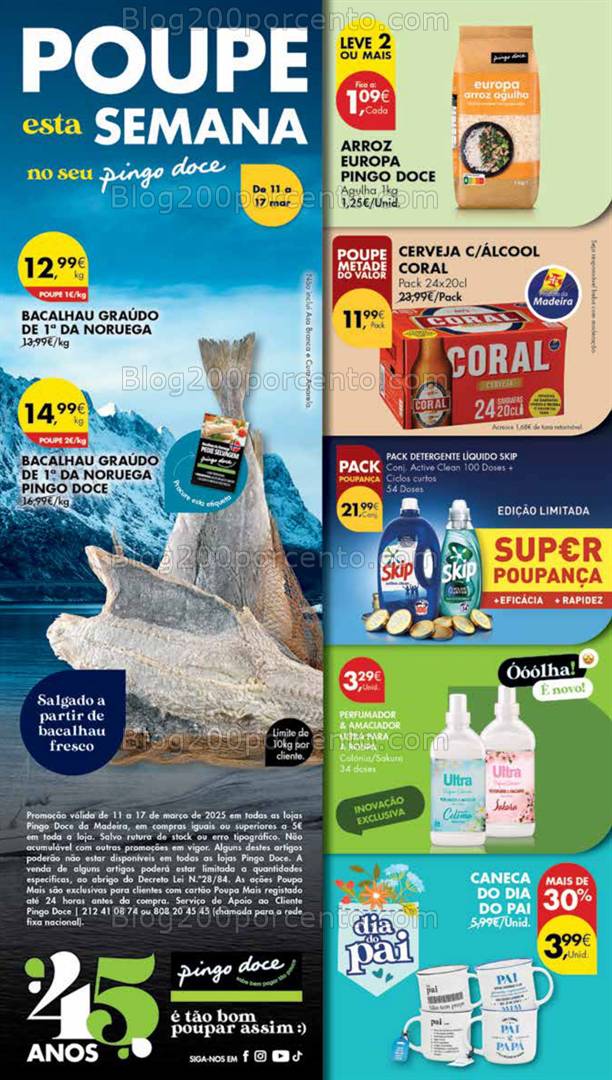 Antevisão Folheto PINGO DOCE Madeira Promoções 11 de 17 março