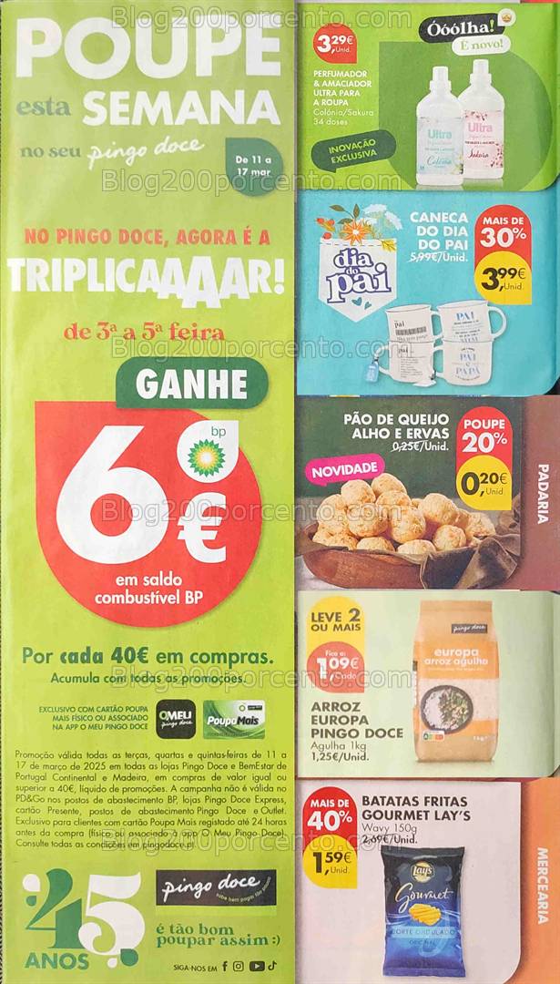 Antevisão Folheto PINGO DOCE Promoções de 11 a 17 março