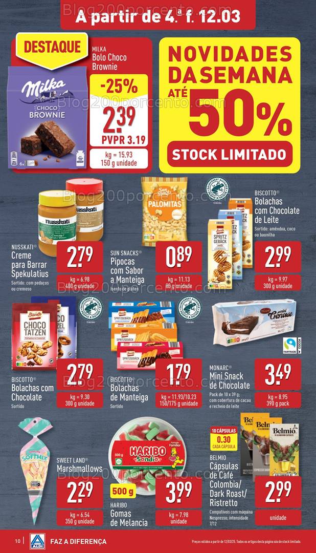 Antevisão Folheto ALDI Promoções de 12 a 18 março