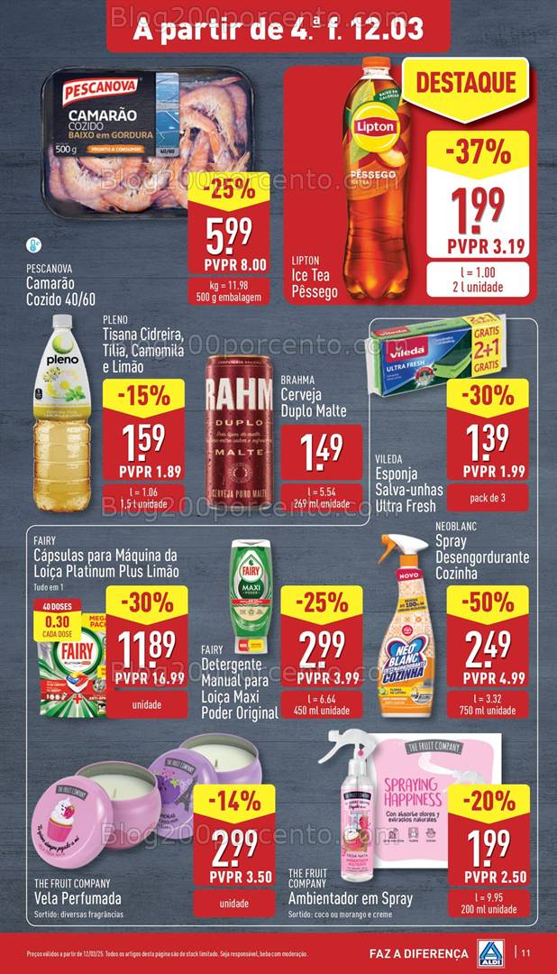 Antevisão Folheto ALDI Promoções de 12 a 18 março