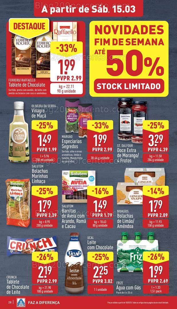 Antevisão Folheto ALDI Promoções de 12 a 18 março