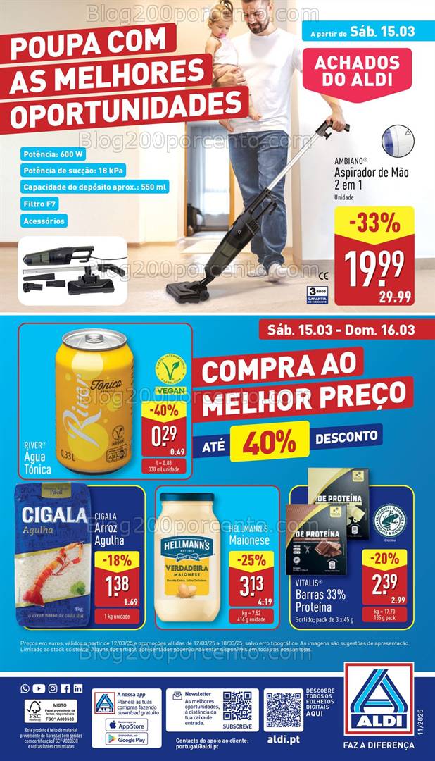 Antevisão Folheto ALDI Promoções de 12 a 18 março