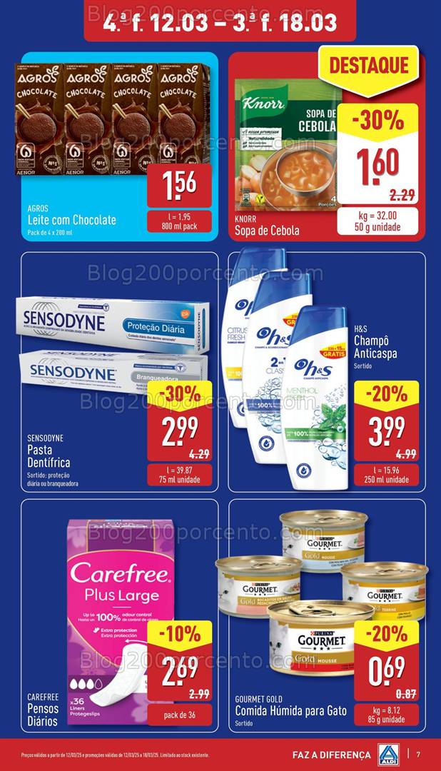 Antevisão Folheto ALDI Promoções de 12 a 18 março