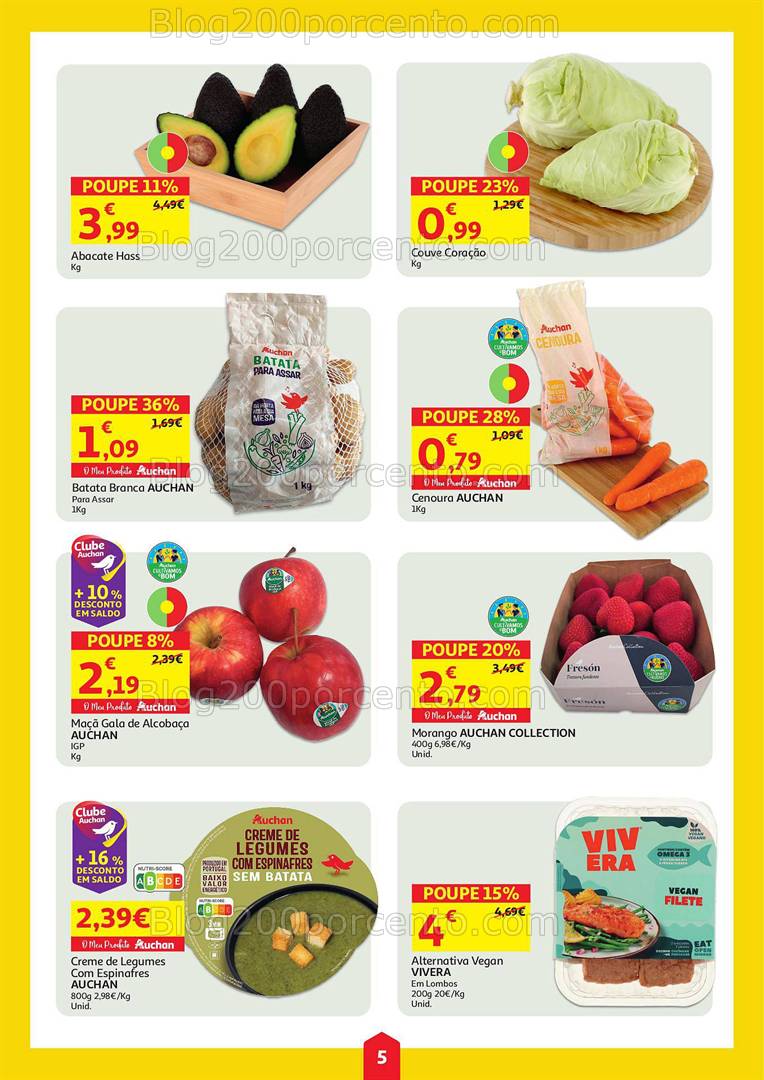 Antevisão Folheto AUCHAN Promoções de 5 a 11 março