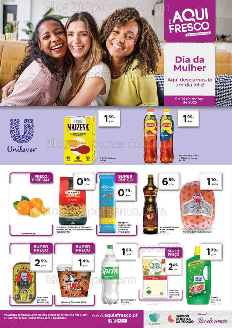 Antevisão Folheto AQUI É FRESCO Promoções de 5 a 16 março