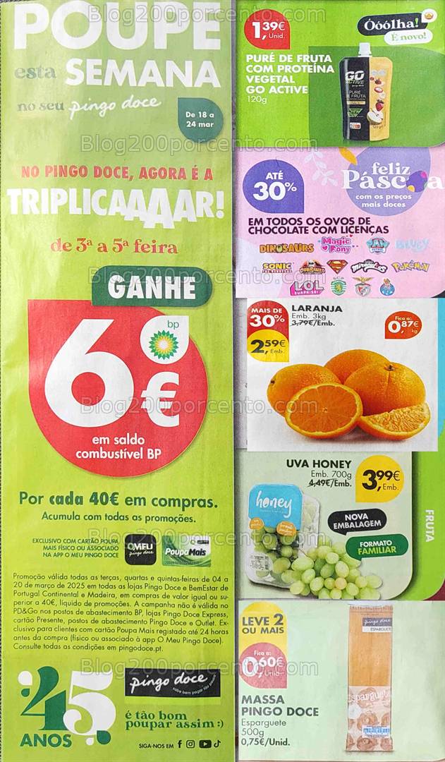 Antevisão Folheto PINGO DOCE Promoções de 18 a 24 março