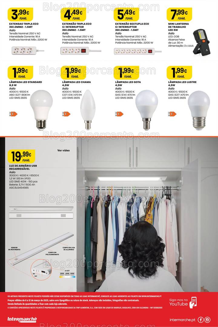 Antevisão Folheto INTERMARCHÉ Ferramentas Promoções de 6 a 12 março