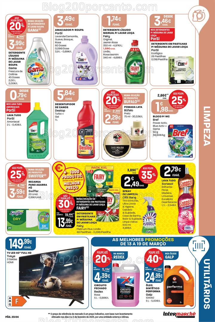 Antevisão Folheto INTERMARCHÉ Super Promoções de 13 a 19 março