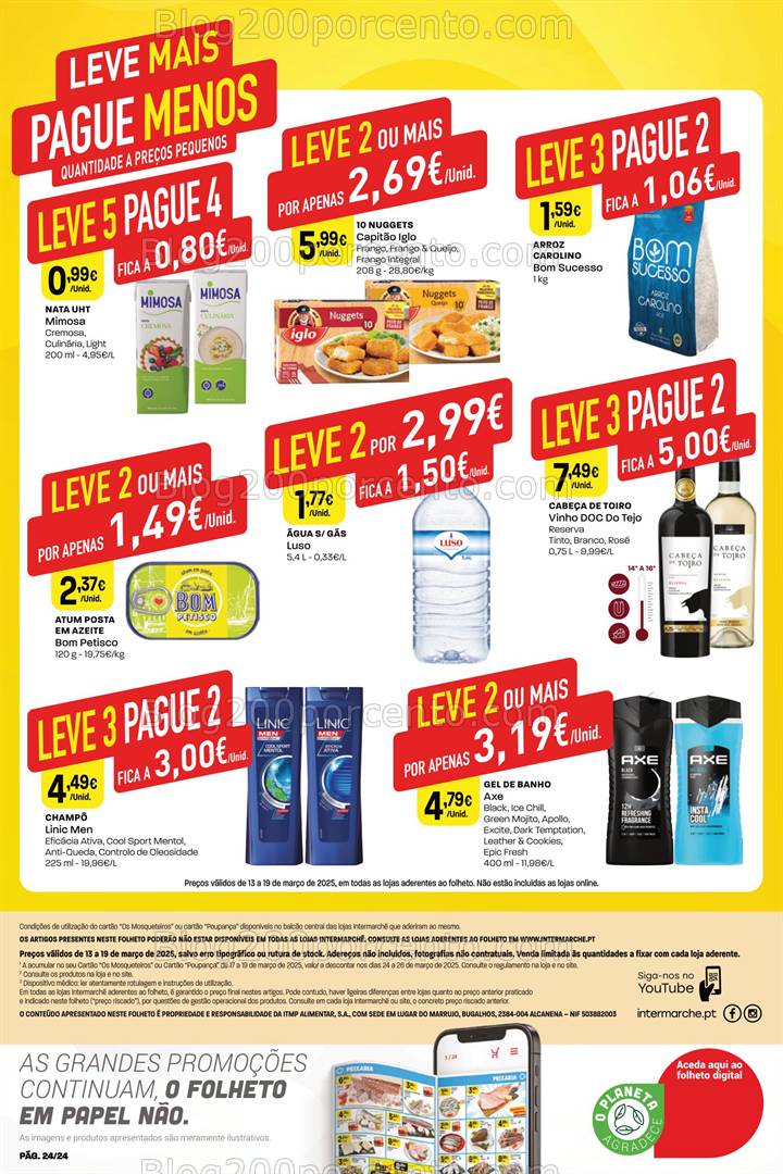 Antevisão Folheto INTERMARCHÉ Super Promoções de 13 a 19 março