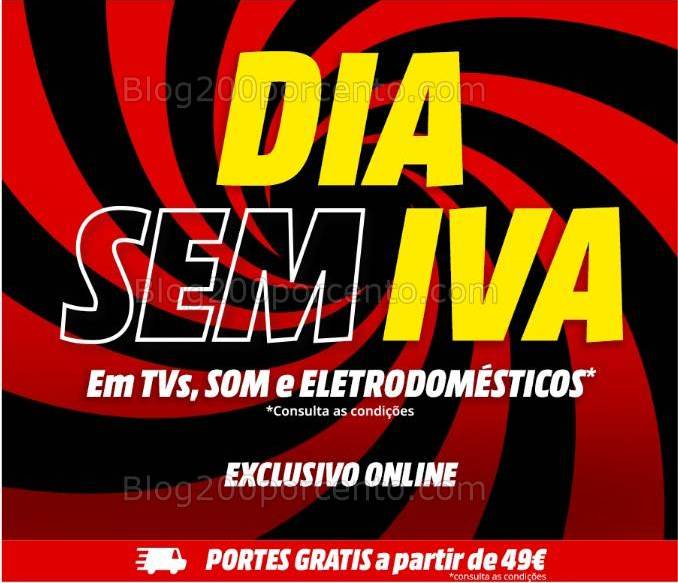 ALERTA - Dia sem Iva MEDIAMARKT só quinta - 20 março