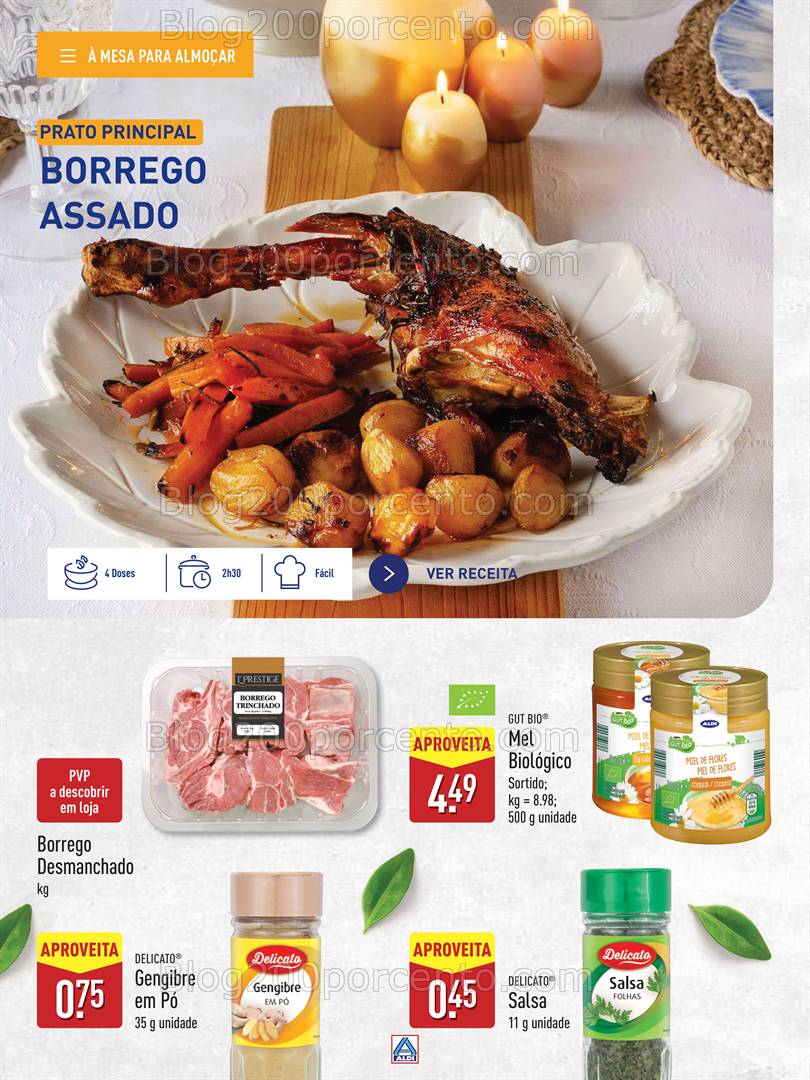 Antevisão Folheto ALDI Páscoa Feliz Promoções a partir de 18 março