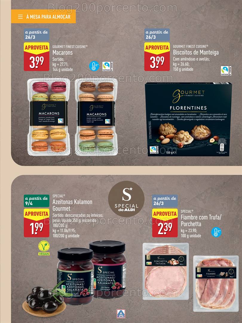 Antevisão Folheto ALDI Páscoa Feliz Promoções a partir de 18 março