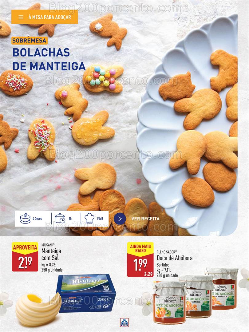 Antevisão Folheto ALDI Páscoa Feliz Promoções a partir de 18 março