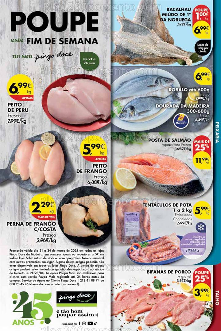 Antevisão Folheto PINGO DOCE Madeira Promoções Fim de Semana - 21 a 24 março