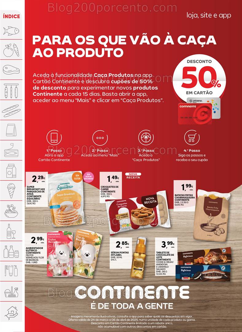 Antevisão Folheto CONTINENTE Promoções de 25 a 31 abril