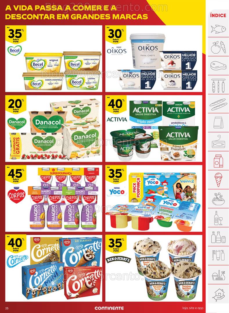 Antevisão Folheto CONTINENTE Promoções de 25 a 31 abril