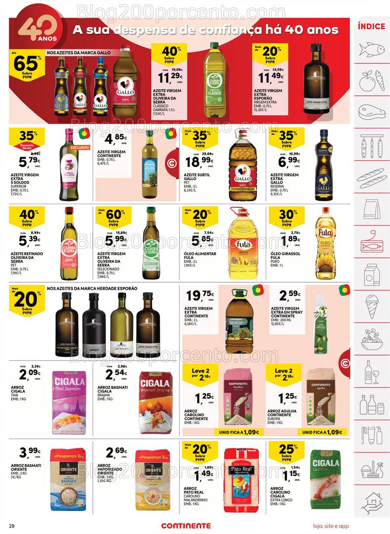 Antevisão Folheto CONTINENTE Promoções de 25 a 31 abril
