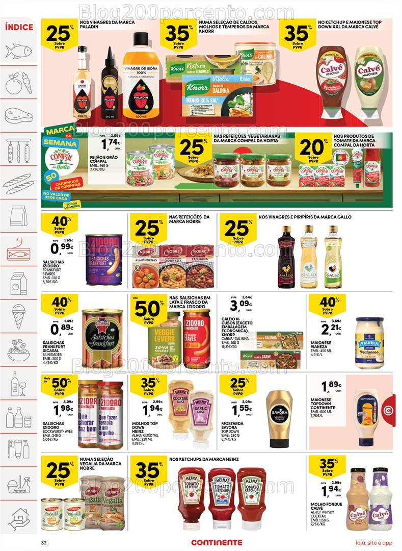 Antevisão Folheto CONTINENTE Promoções de 25 a 31 abril