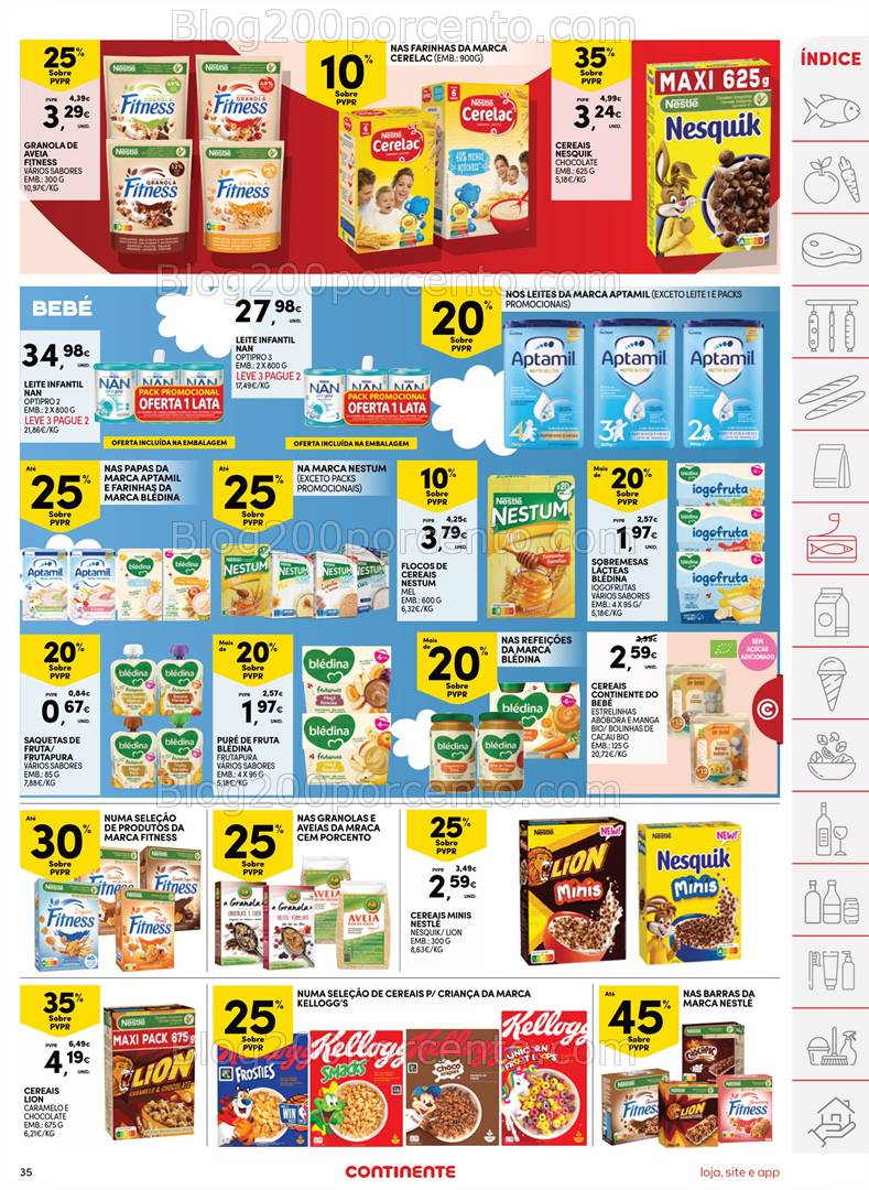 Antevisão Folheto CONTINENTE Promoções de 25 a 31 abril