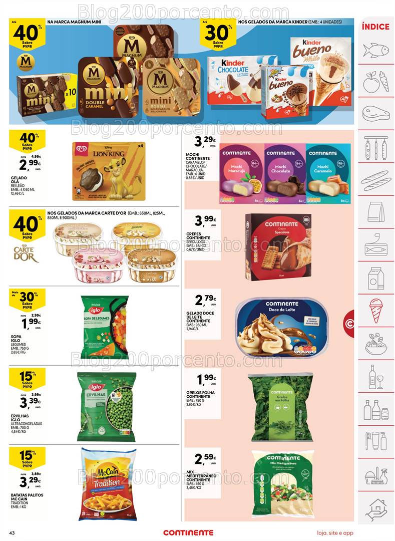 Antevisão Folheto CONTINENTE Promoções de 25 a 31 abril