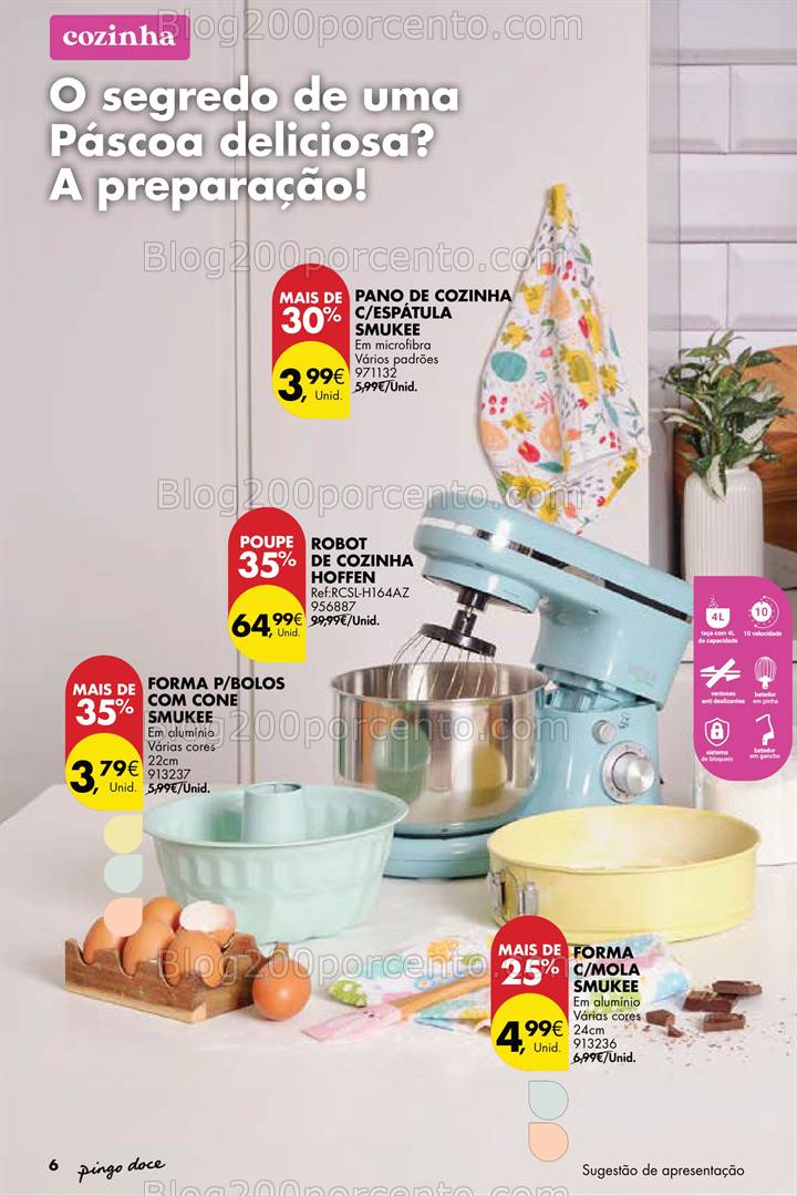 Antevisão Folheto PINGO DOCE Bazar Páscoa Promoções de 18 março a 21 abril