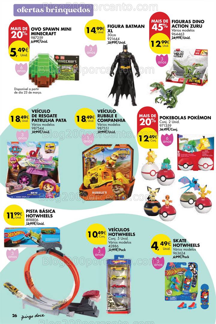 Antevisão Folheto PINGO DOCE Bazar Páscoa Promoções de 18 março a 21 abril