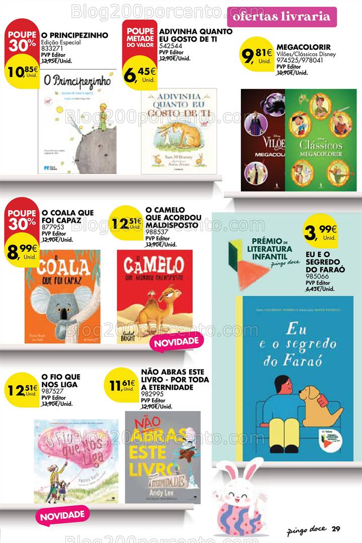 Antevisão Folheto PINGO DOCE Bazar Páscoa Promoções de 18 março a 21 abril