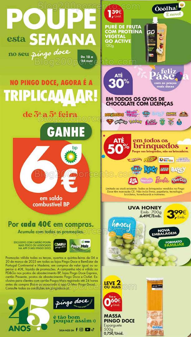 Antevisão Folheto PINGO DOCE Lojas Grandes Promoções de 18 a 24 março