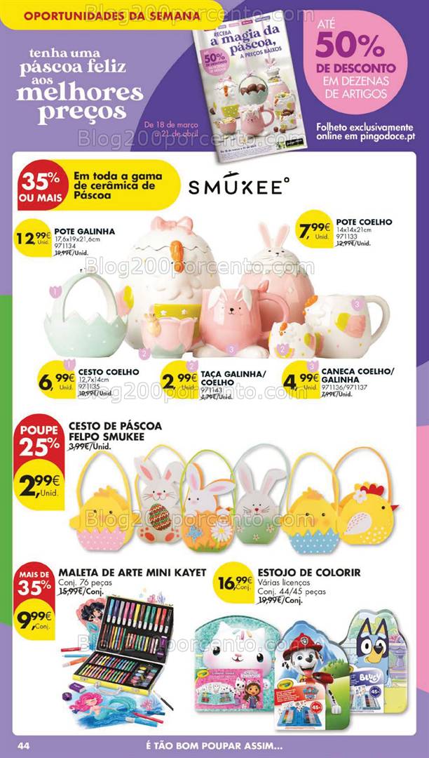 Antevisão Folheto PINGO DOCE Lojas Grandes Promoções de 18 a 24 março