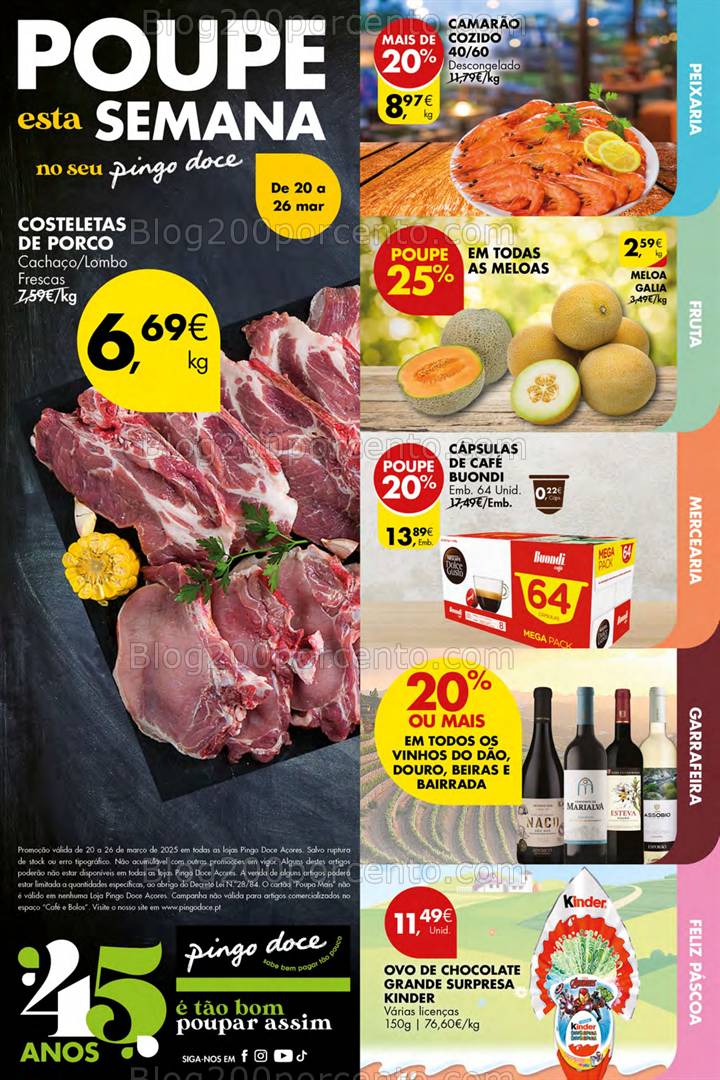 Antevisão Folheto PINGO DOCE Açores Promoções de 20 a 26 março