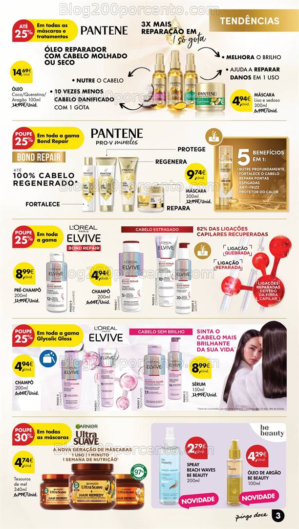 Antevisão Folheto PINGO DOCE Especial Beleza Promoções de 25 março a 7 abril