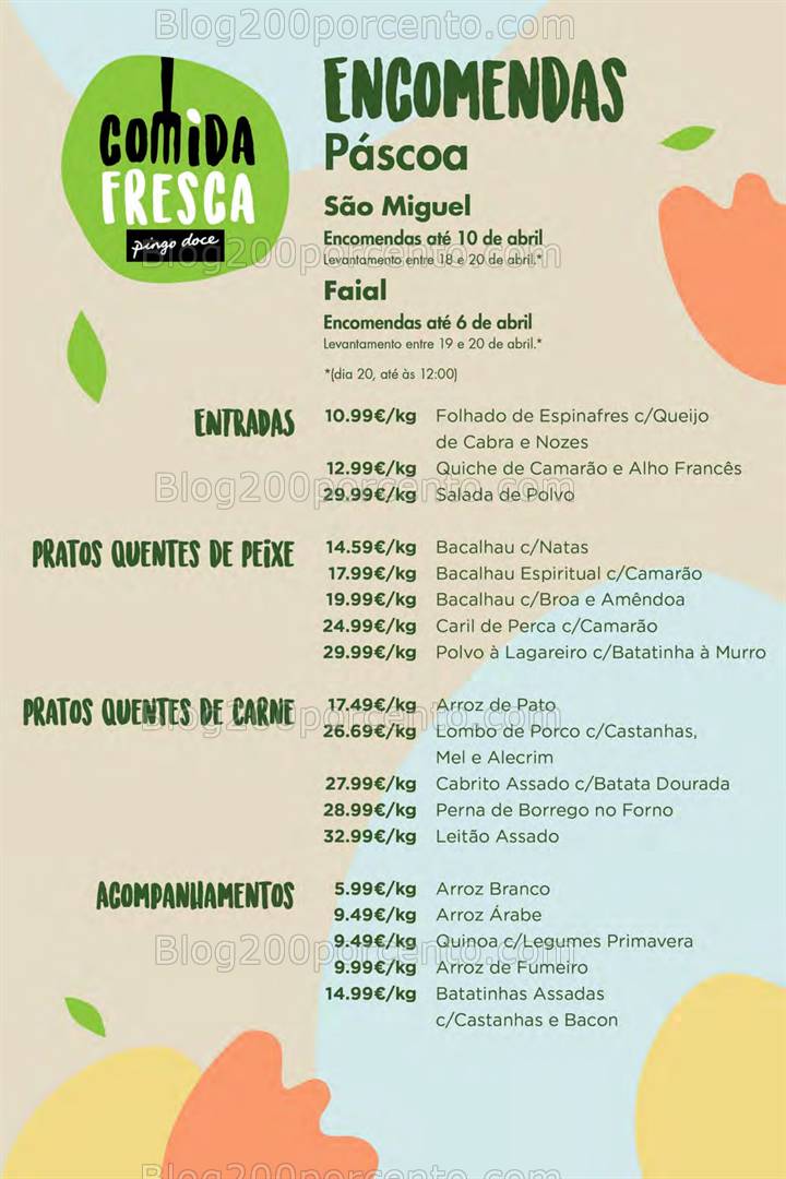 Antevisão Folheto PINGO DOCE Açores Promoções de 27 março a 2 abril
