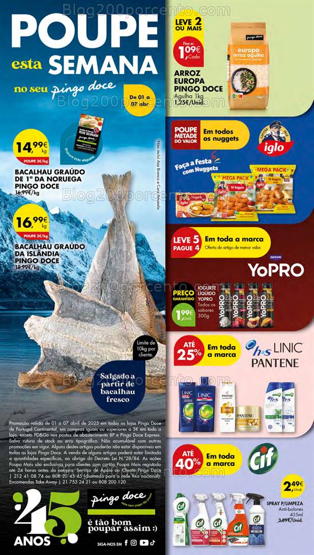 Antevisão Folheto PINGO DOCE Lojas Pequenas Promoções de 1 a 7 abril