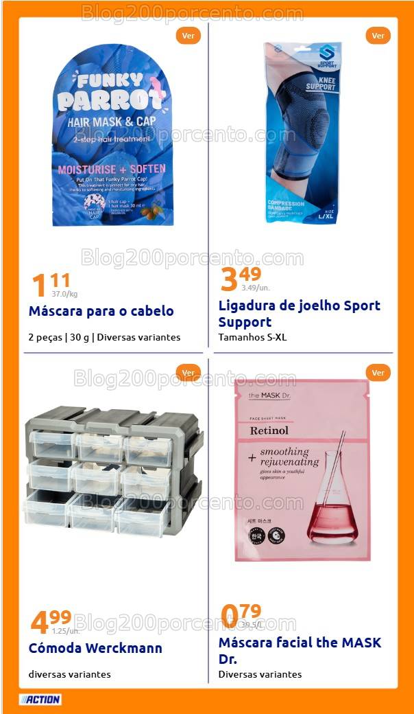 Antevisão Folheto ACTION Promoções de 2 a 8 abril