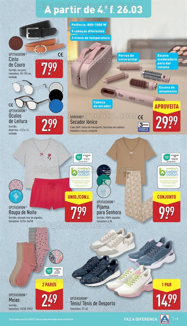 Antevisão Folheto ALDI Bazar Promoções a partir de 26 março