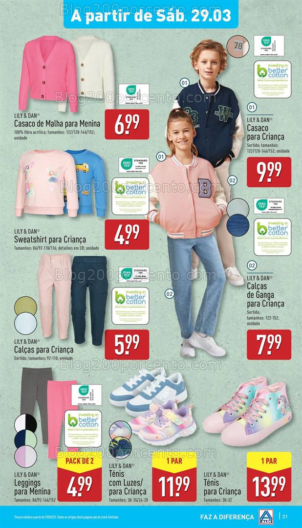 Antevisão Folheto ALDI Bazar Promoções a partir de 29 março