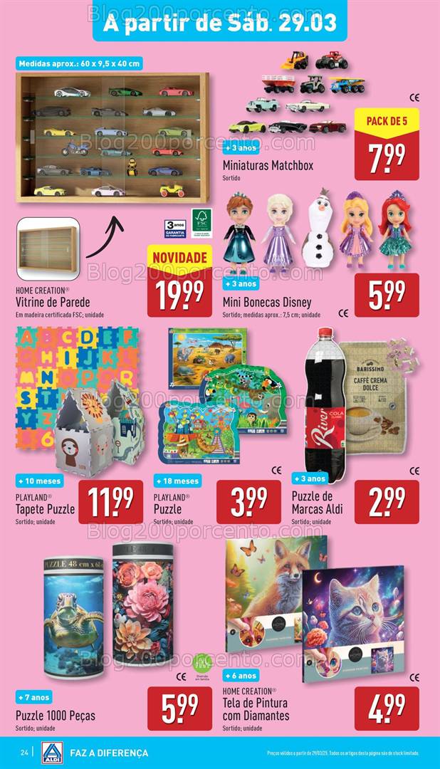 Antevisão Folheto ALDI Bazar Promoções a partir de 29 março