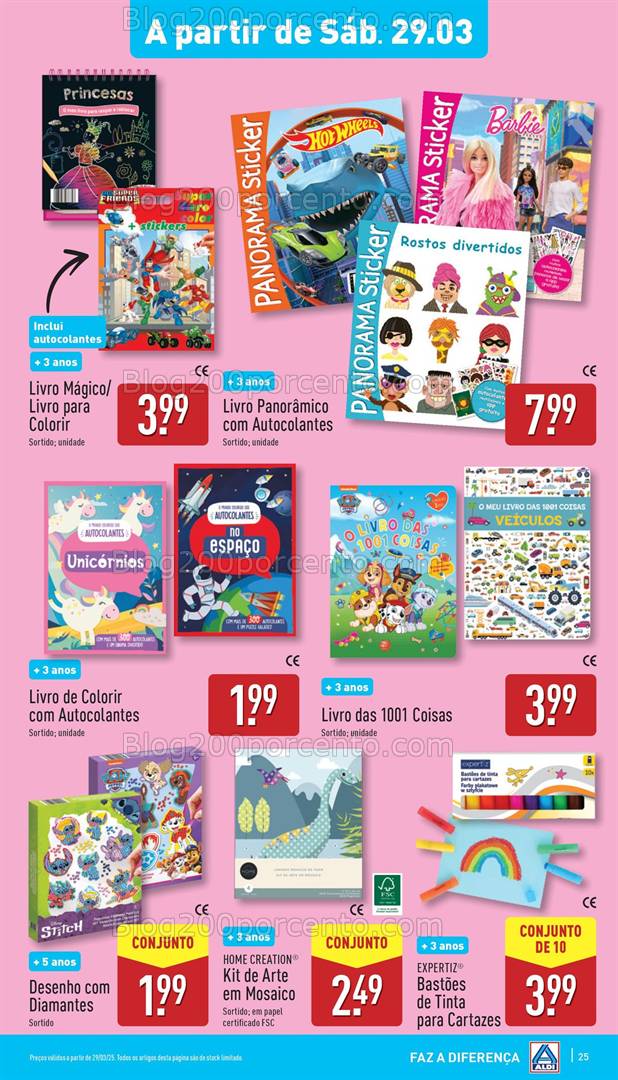 Antevisão Folheto ALDI Bazar Promoções a partir de 29 março