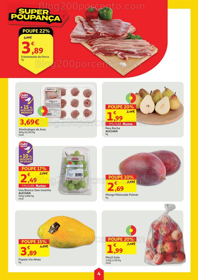 Antevisão Folheto AUCHAN Promoções de 19 a 25 março