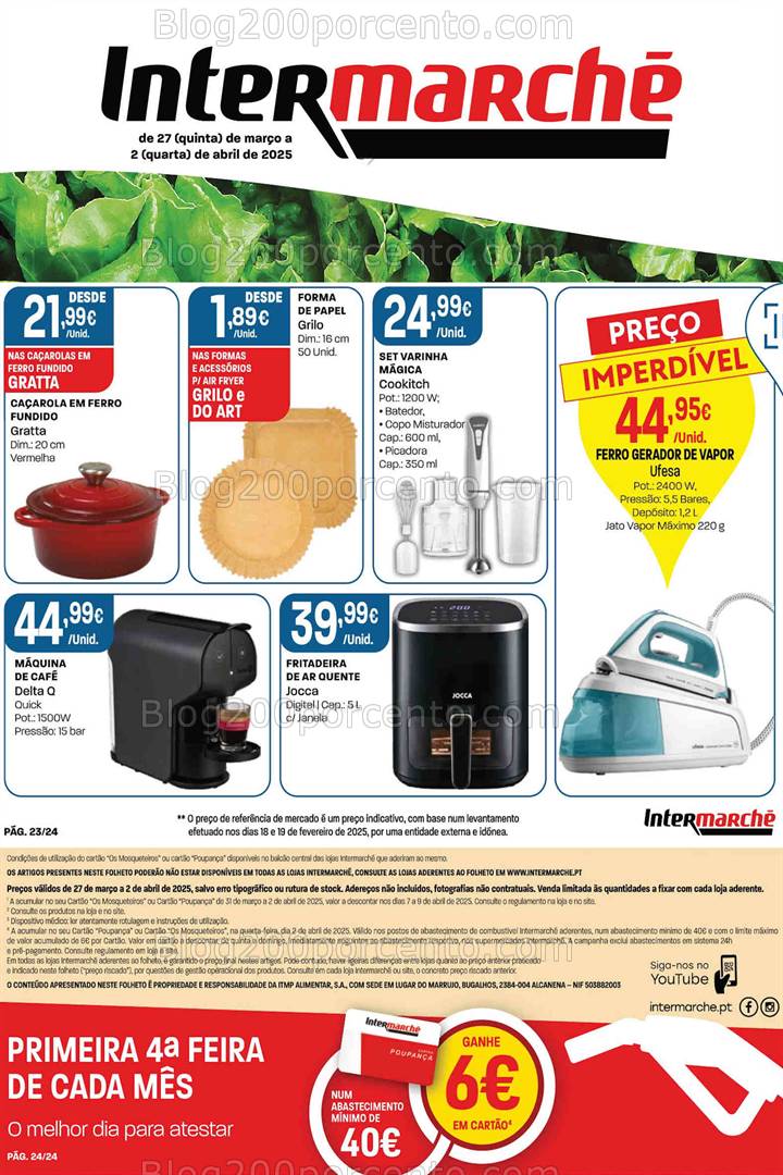 Antevisão Folheto INTERMARCHÉ Bazar Promoções de 27 março a 2 abril